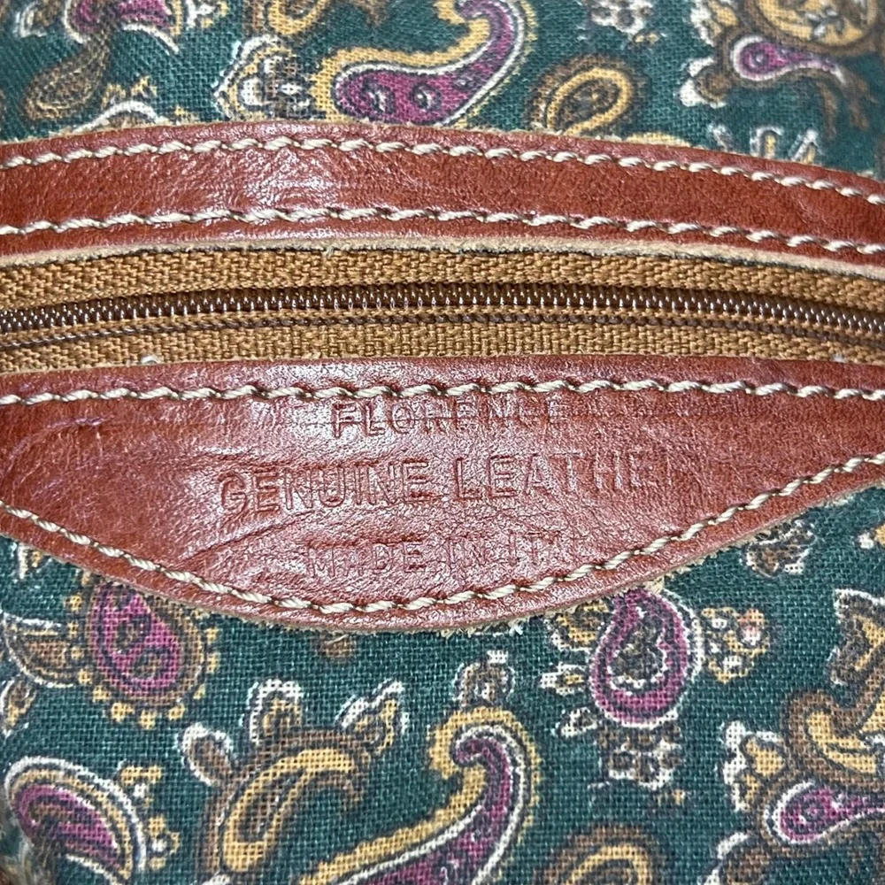 Raffaello Firenze Tote Bag Genuine Leather Arte Fiorentina Florence Italy Made